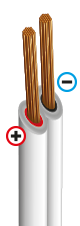 double cable 10.000 volts